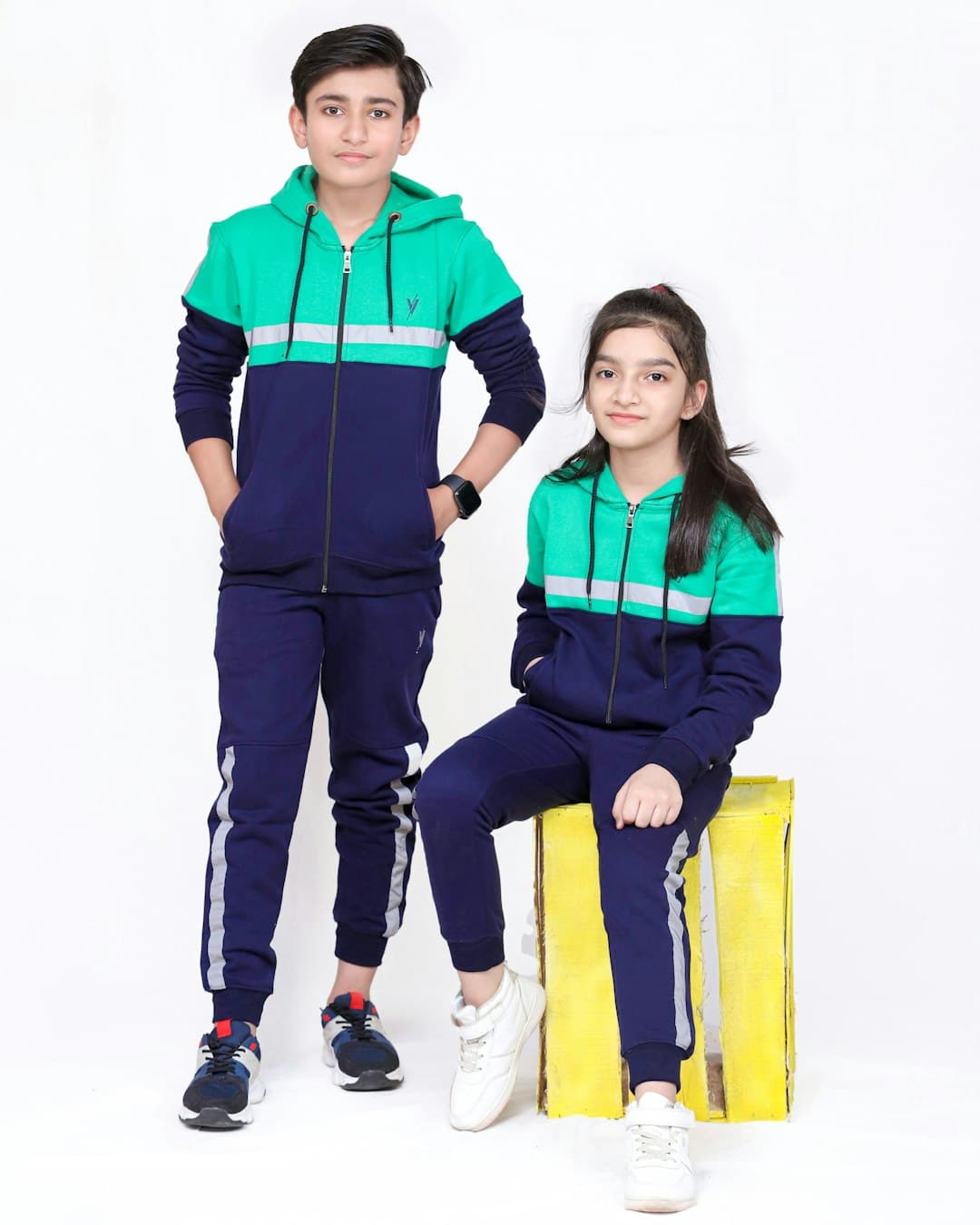 Unisex Colour Block Tracksuit