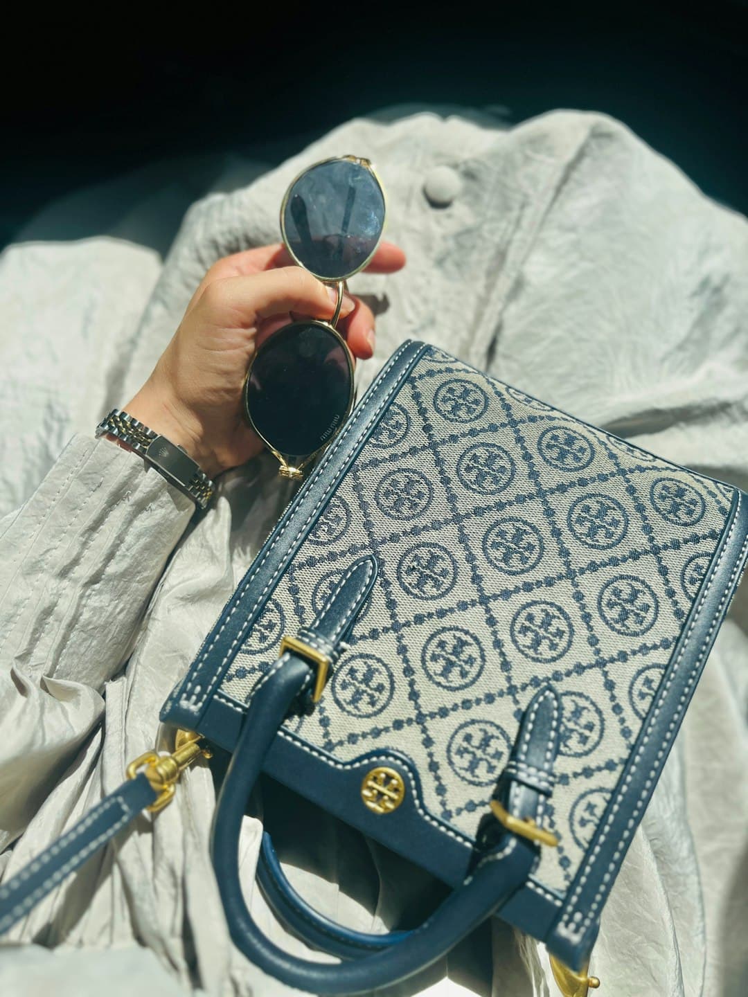 Patterned Clutch Evening Bag